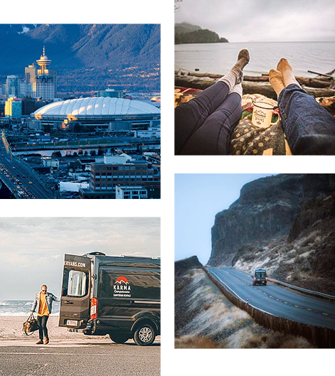 An image collage of things to see and do in Vancouver.